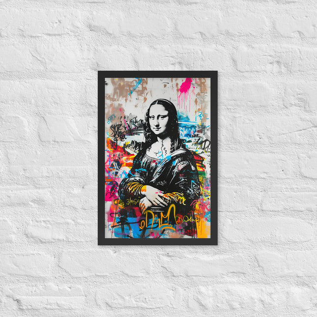 Cuadro decorativo enmarcado con marco de madera de aliso acabado mate impresión de alta calidad para cualquier habitación