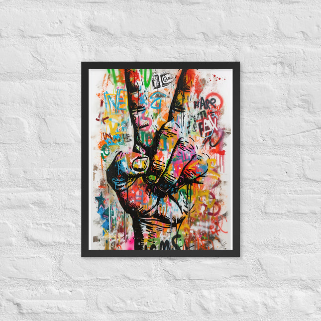 Cuadro decorativo enmarcado | acabado mate