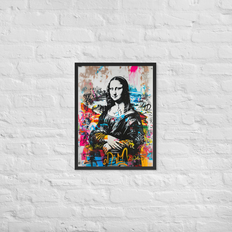 Cuadro decorativo enmarcado con marco de madera de aliso acabado mate impresión de alta calidad para cualquier habitación