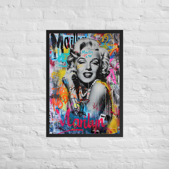 Cuadro decorativo enmarcado | acabado mate