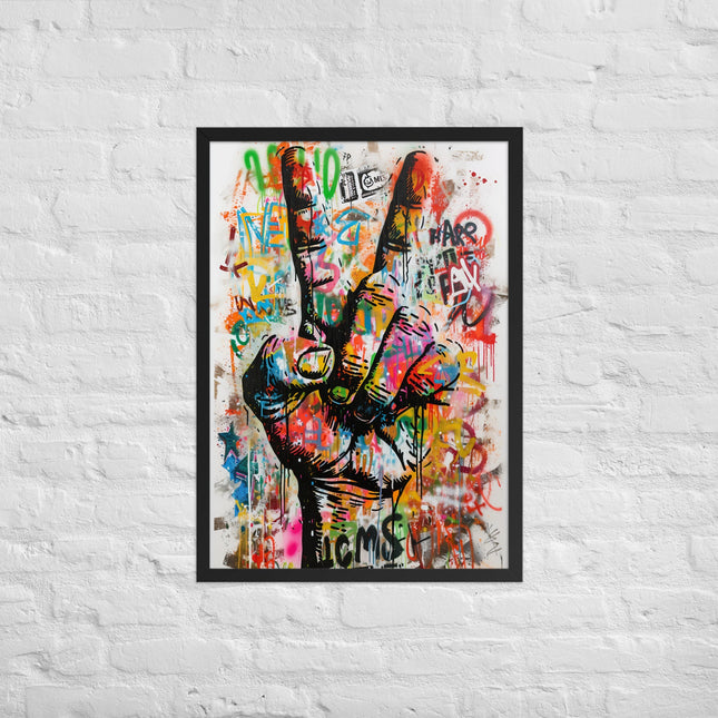 Cuadro decorativo enmarcado | acabado mate