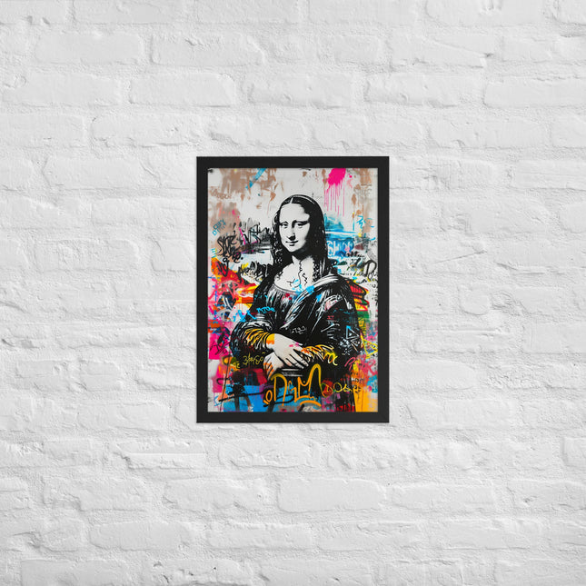 Cuadro decorativo enmarcado con marco de madera de aliso acabado mate impresión de alta calidad para cualquier habitación