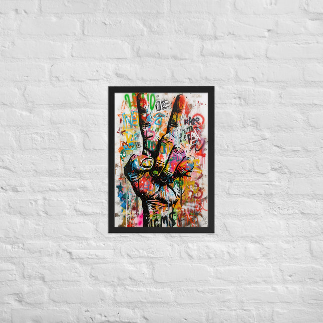 Cuadro decorativo enmarcado | acabado mate