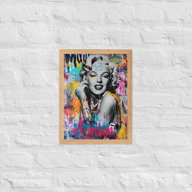 Cuadro decorativo enmarcado | acabado mate