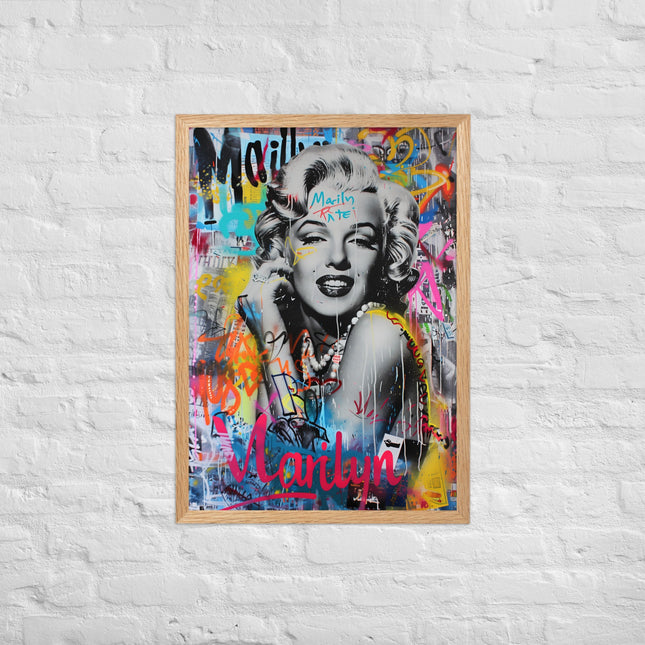 Cuadro decorativo enmarcado | acabado mate