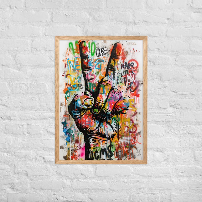 Cuadro decorativo enmarcado | acabado mate