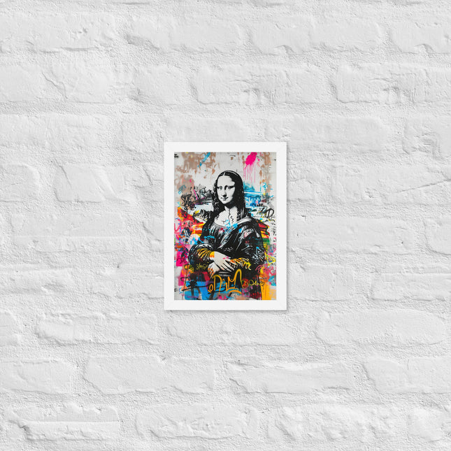 Cuadro decorativo enmarcado con marco de madera de aliso acabado mate impresión de alta calidad para cualquier habitación