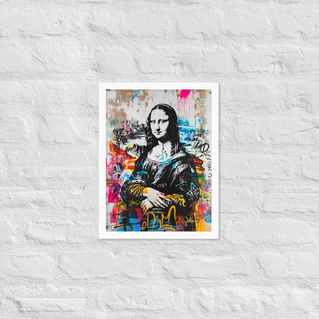 Cuadro decorativo enmarcado con marco de madera de aliso acabado mate impresión de alta calidad para cualquier habitación