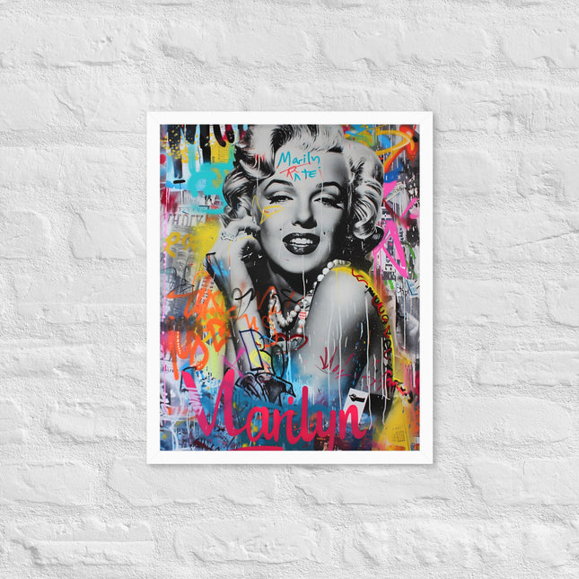 Cuadro decorativo enmarcado | acabado mate