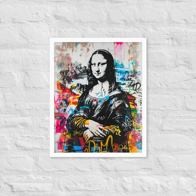 Cuadro decorativo enmarcado con marco de madera de aliso acabado mate impresión de alta calidad para cualquier habitación