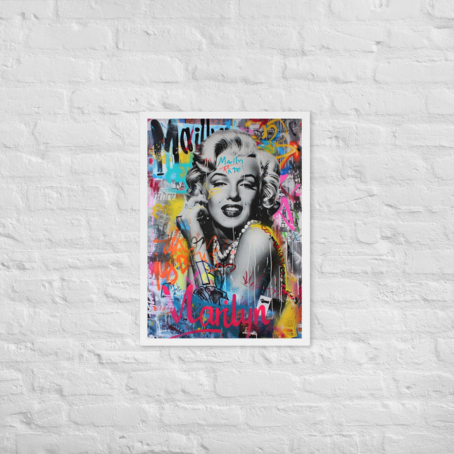 Cuadro decorativo enmarcado | acabado mate