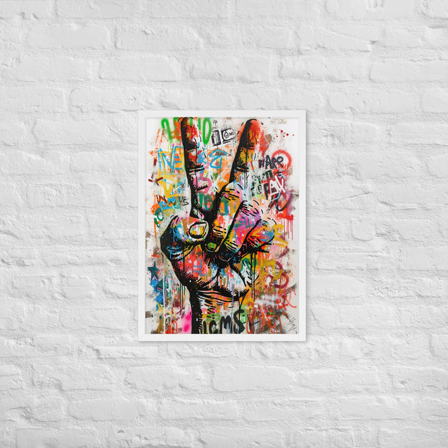 Cuadro decorativo enmarcado | acabado mate