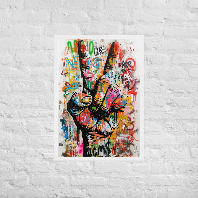 Cuadro decorativo enmarcado | acabado mate