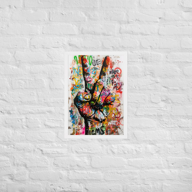 Cuadro decorativo enmarcado | acabado mate