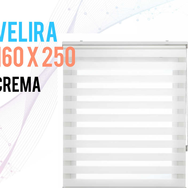 Estor Enrollable 160X250 CREMA Noche y DíaHome & Garden > Decor > Window Treatments > Window Blinds & Shades > Shades