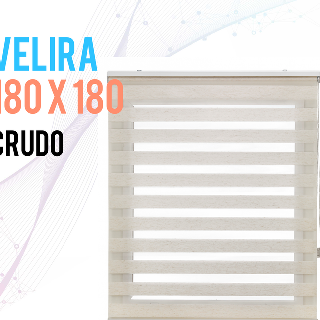 Estor Enrollable 180X180 CRUDO Noche y DíaHome & Garden > Decor > Window Treatments > Window Blinds & Shades > Shades