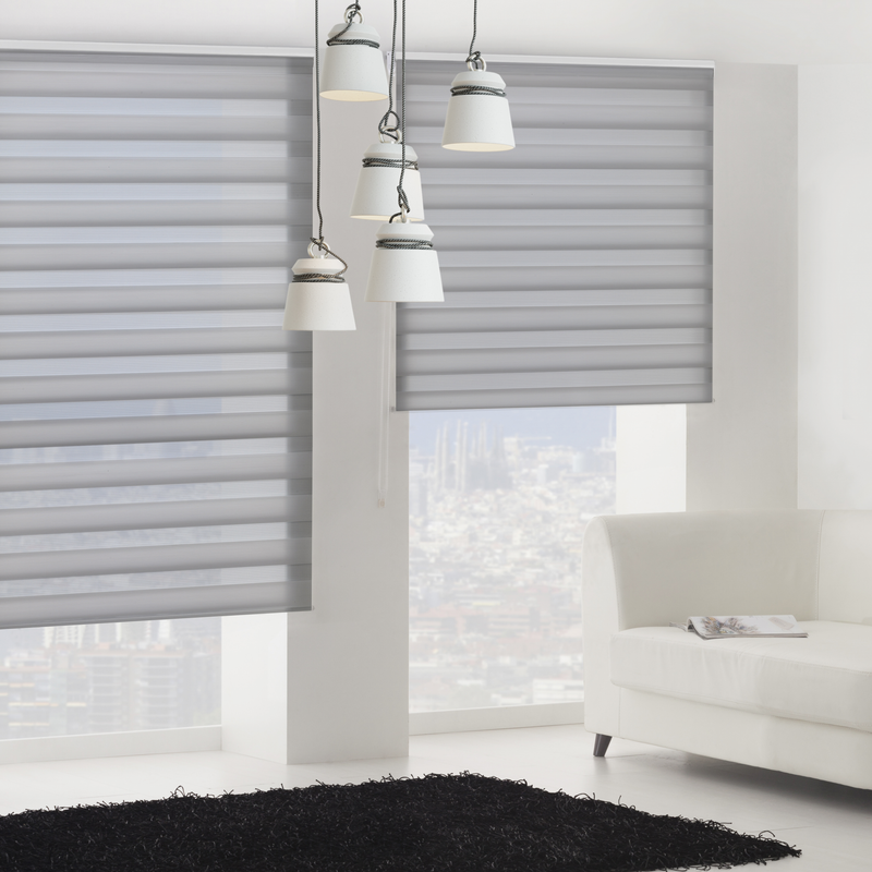 Estor Enrollable 170X180 GRIS Noche y DíaHome & Garden > Decor > Window Treatments > Window Blinds & Shades > Shades