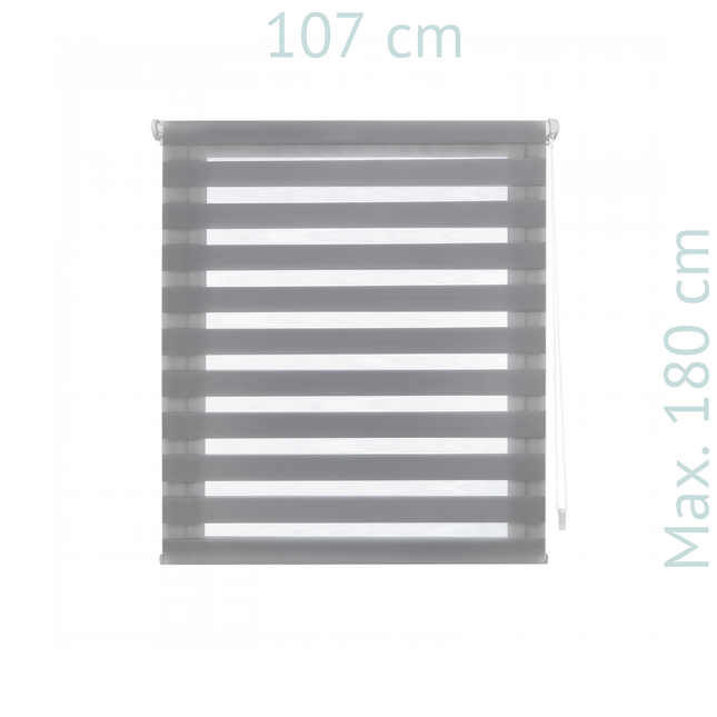 Estor Enrollable 107X180 GRIS Noche y Día EASY FIXHome & Garden > Decor > Window Treatments > Window Blinds & Shades > Shades
