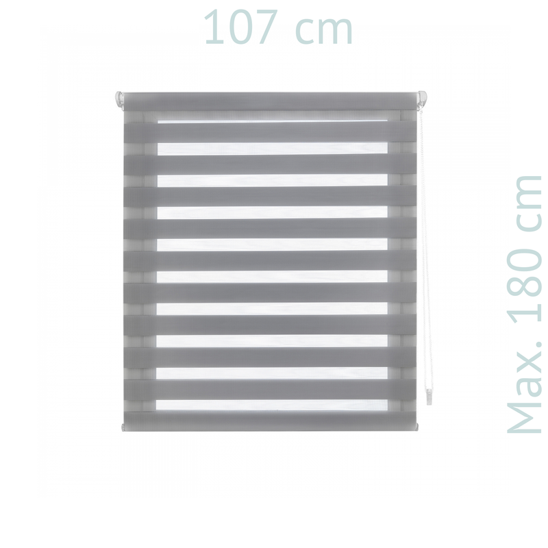 Estor Enrollable 107X180 GRIS Noche y Día EASY FIXHome & Garden > Decor > Window Treatments > Window Blinds & Shades > Shades