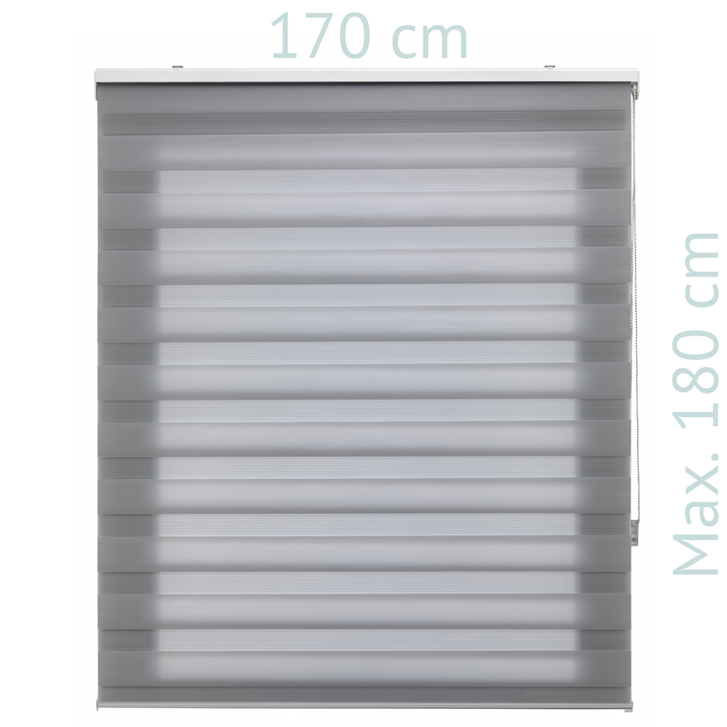 Estor Enrollable 170X180 GRIS Noche y DíaHome & Garden > Decor > Window Treatments > Window Blinds & Shades > Shades