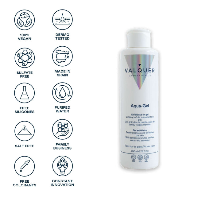 Exfoliante facial suave con microgránulos de bambú