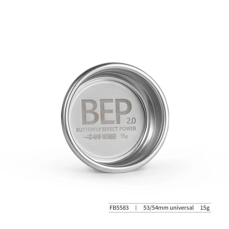 Cesta de filtro BEP Butterfly 2.0 de acero inoxidable con doble capaFiltrosHome & Garden > Kitchen & Dining > Kitchen Appliance Accessories > Coffee Maker & Espresso Machine Accessories > Coffee Filter Baskets