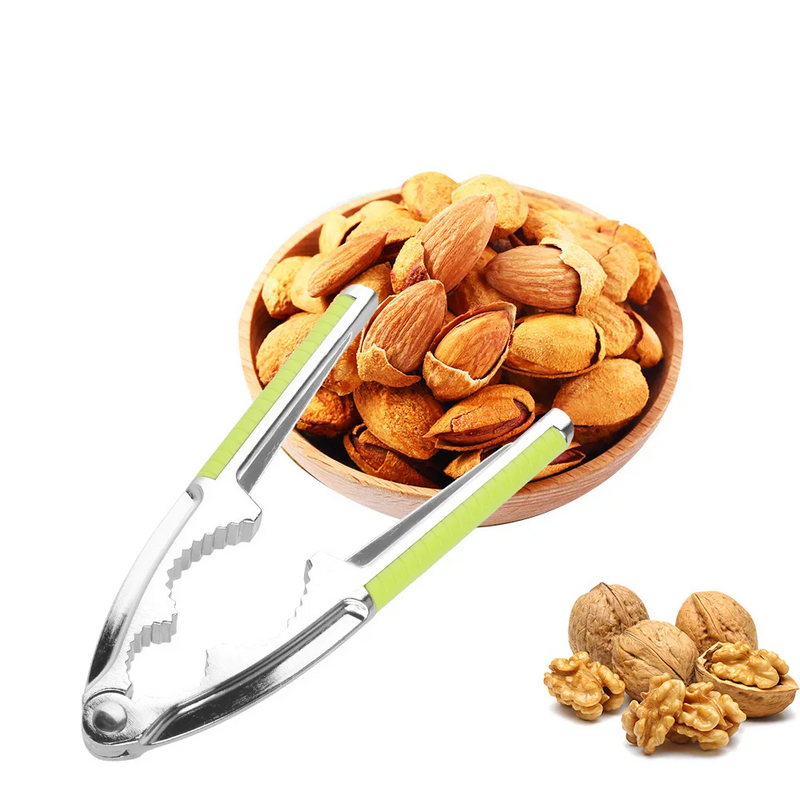 Cascanueces de acero inoxidable con mango ergonómicoCascanuecesHome & Garden > Kitchen & Dining > Kitchen Tools & Utensils > Food Crackers > Nutcrackers > Handheld Nutcrackers