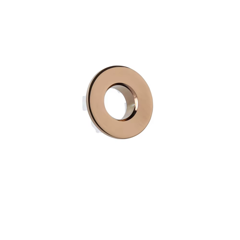 Anillo de desbordamiento de lavabo redondo galvanizadoEmbellecedoresHardware > Plumbing > Plumbing Fixture Hardware & Parts > Sink Accessories