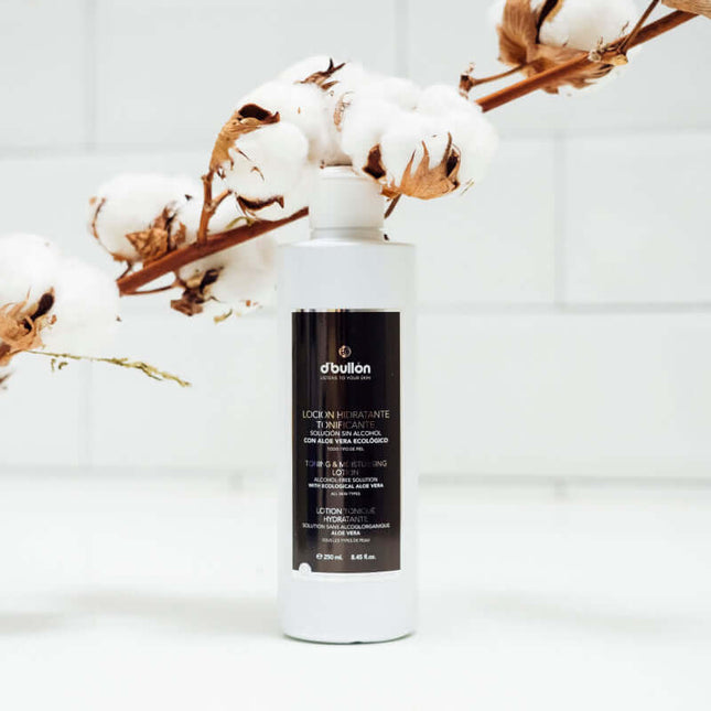 Loción facial hidratante tonificante sin alcohol refresca