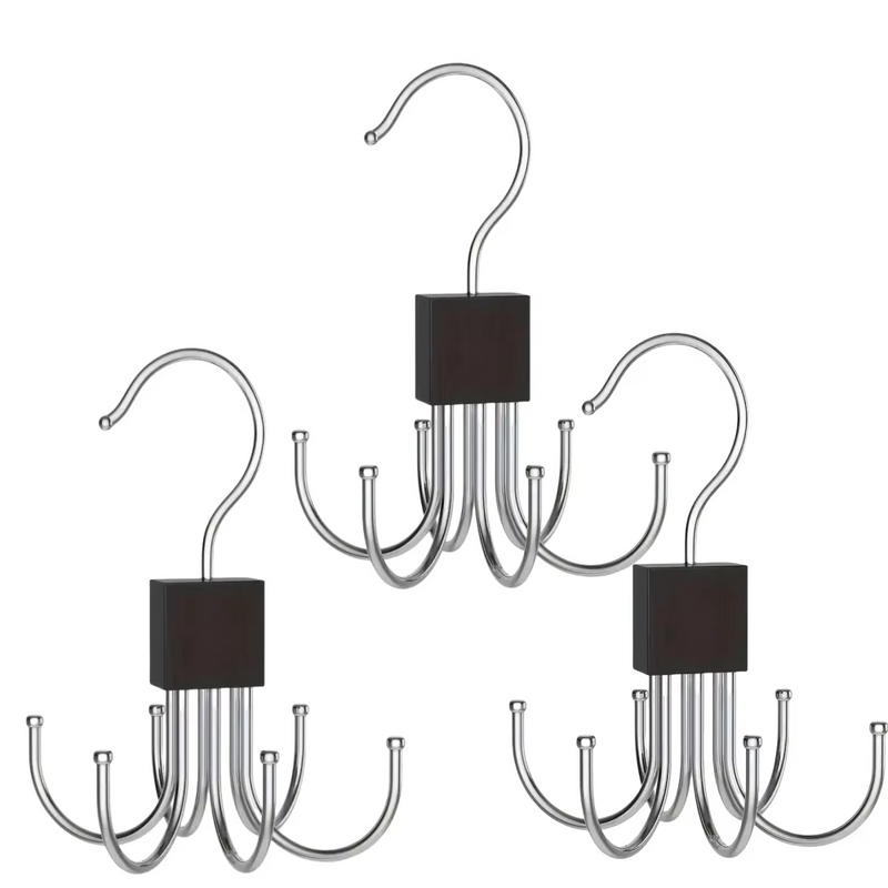Percha multiusos de metal giratoria de 360 grados con 6 ganchosPerchasHome & Garden > Household Supplies > Storage & Organization > Clothing & Closet Storage > Hangers