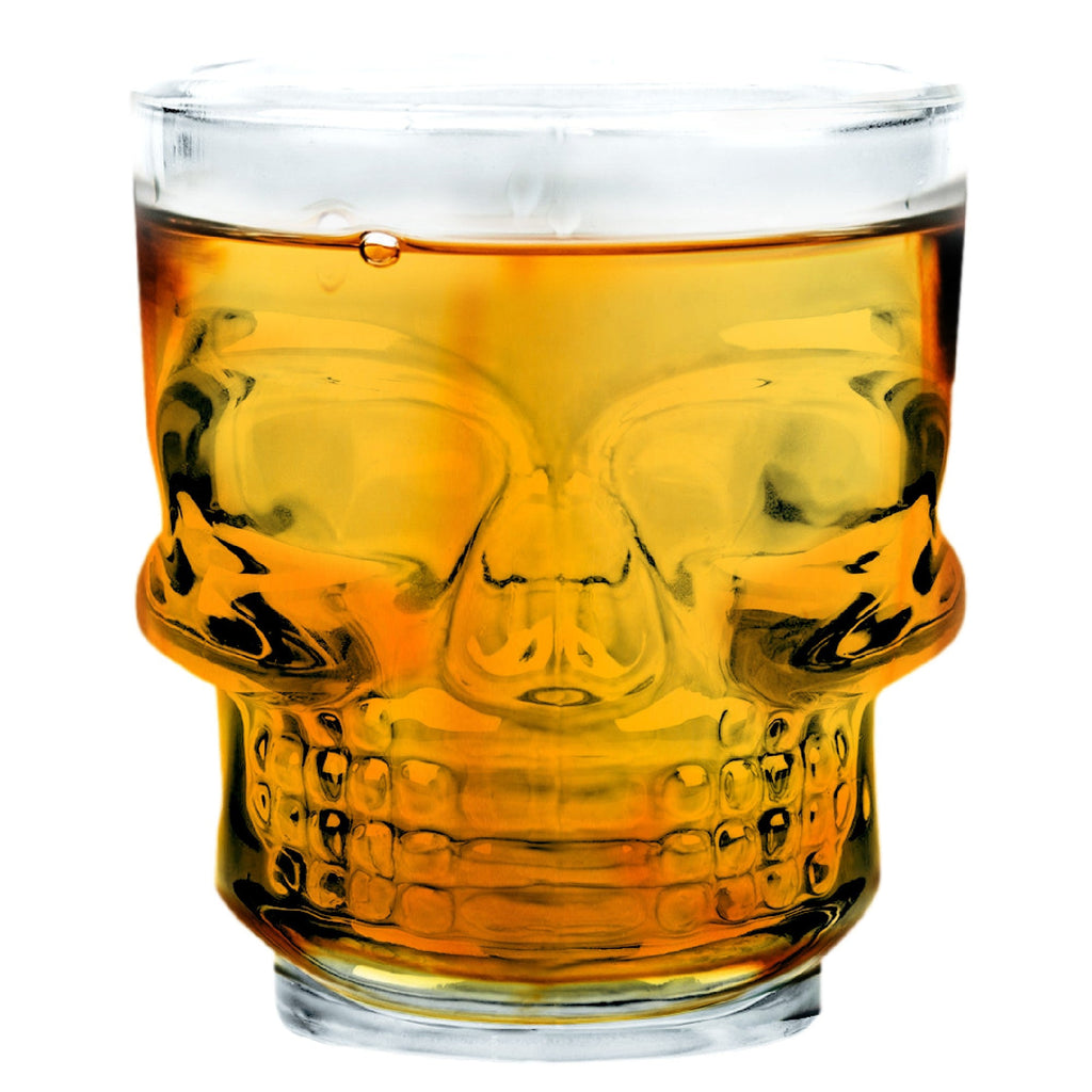 Skull Shot Glasses Set of 4 Glass