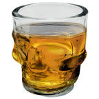 Skull Shot Glasses Set of 4 Glass