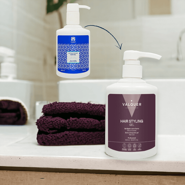 Gel fijador capilar extrafuerte vegano uso diario | 500 ml