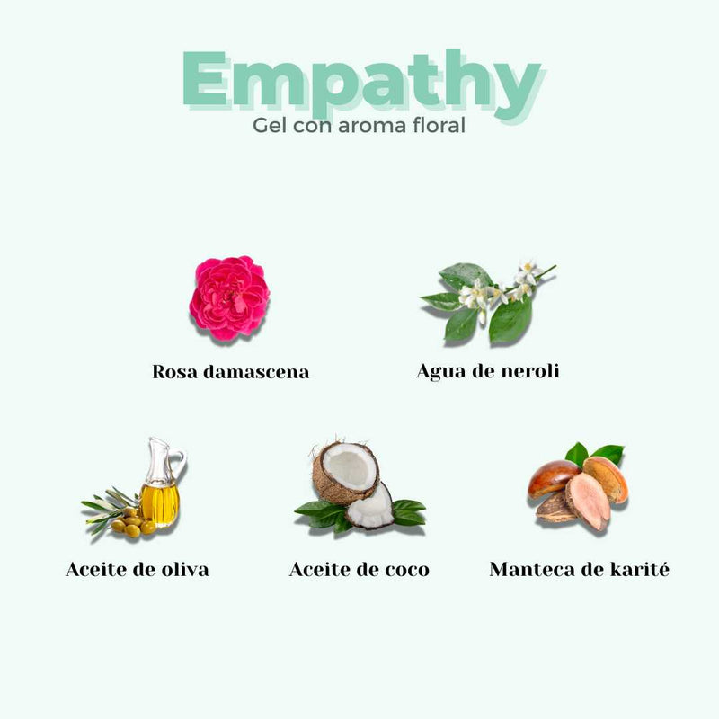 Gel de ducha sólido con aroma floral para uso diario