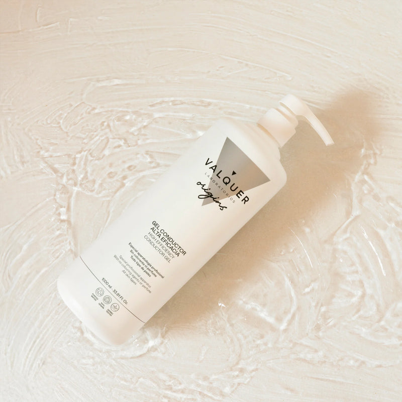 Gel conductor facial y corporal para uso profesional