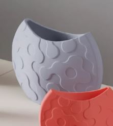 Jarrón decorativo ondulado impreso en 3DJARRÓNHome & Garden > Decor > Vases