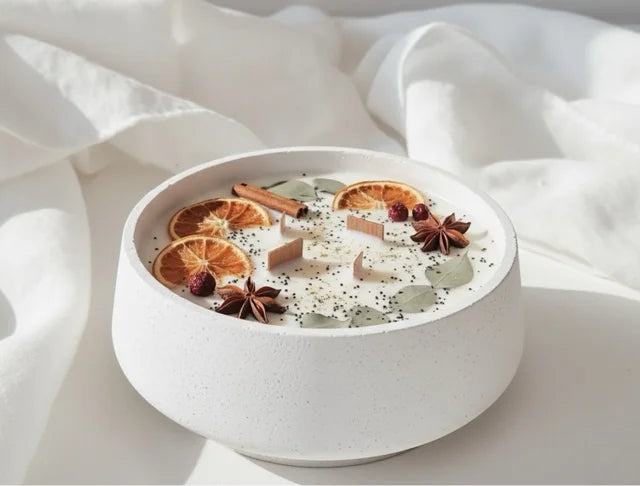 Vela de especias reconectante para el hogar cálido ambiente