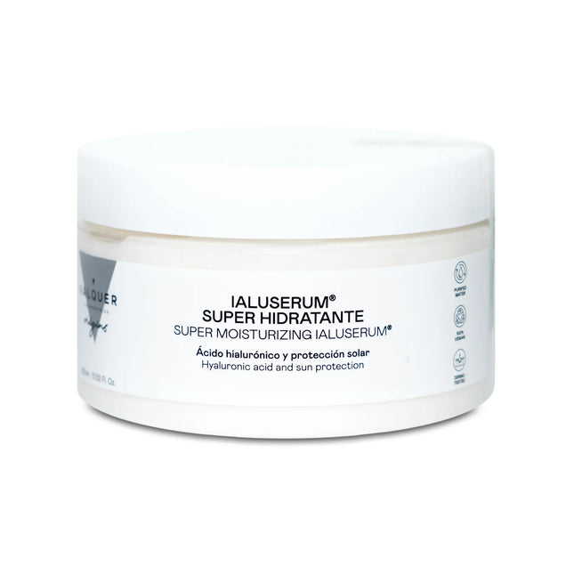 Crema facial hidratante con ácido hialurónico SPF uso diario