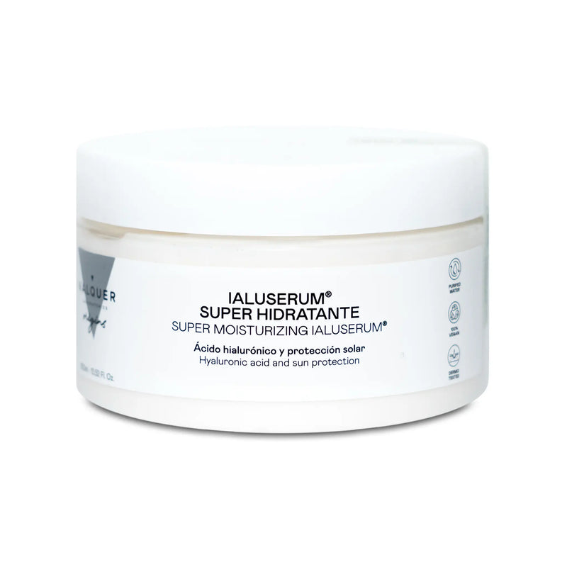 Crema facial hidratante con ácido hialurónico SPF uso diario