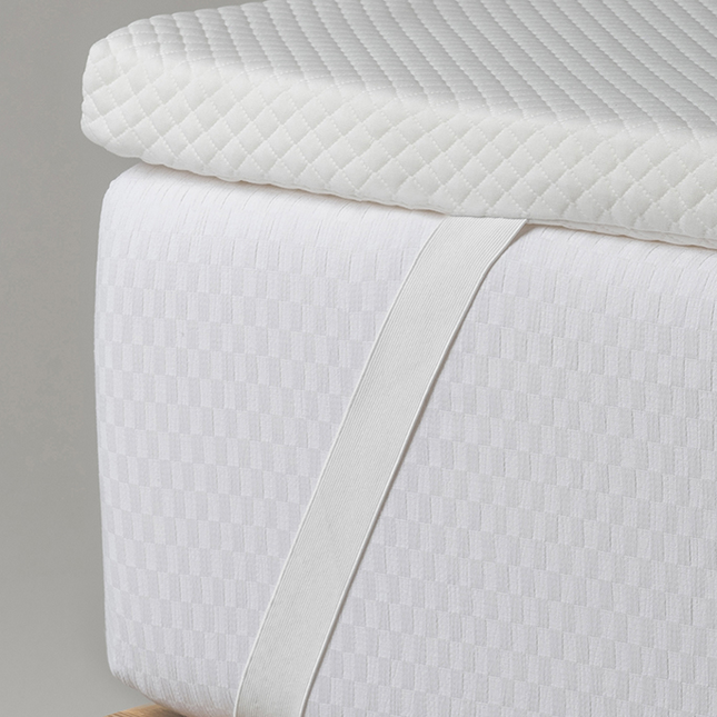 Topper viscoelástico con núcleo de 5 cm y doble funda piquéToppersHome & Garden > Linens & Bedding > Bedding > Mattress Protectors > Mattress Pads