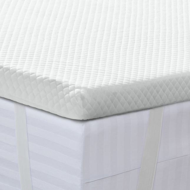 Topper viscoelástico con núcleo de 5 cm y doble funda piquéToppersHome & Garden > Linens & Bedding > Bedding > Mattress Protectors > Mattress Pads