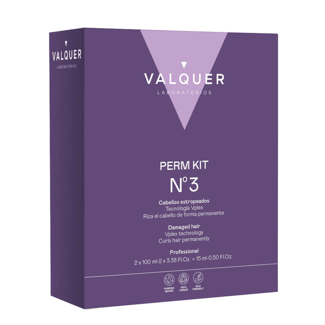 Kit para permanente de pelo dañado uso profesional en salón