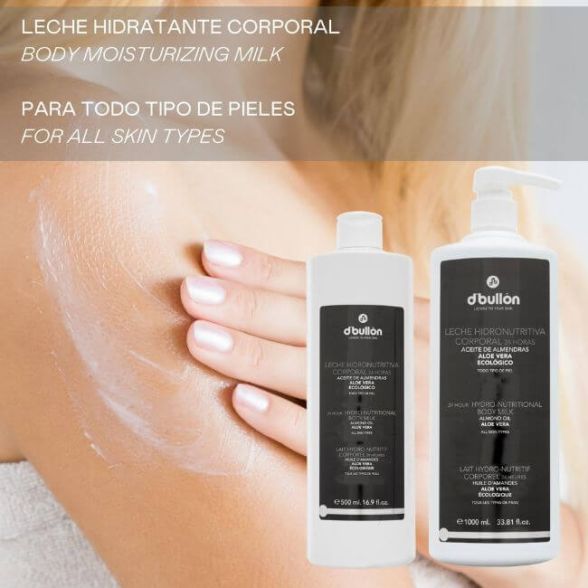 Leche corporal hidronutritiva 24h para piel seca y suave