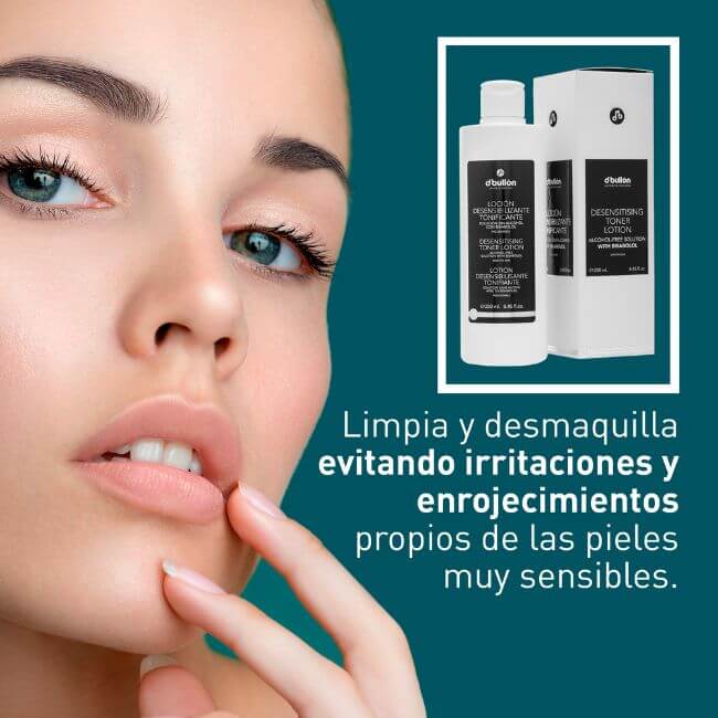 Leche limpiadora facial desensibilizante para piel sensible 250 ml