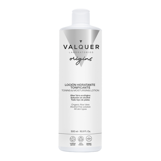 Loción facial hidratante tonificante sin alcohol refresca