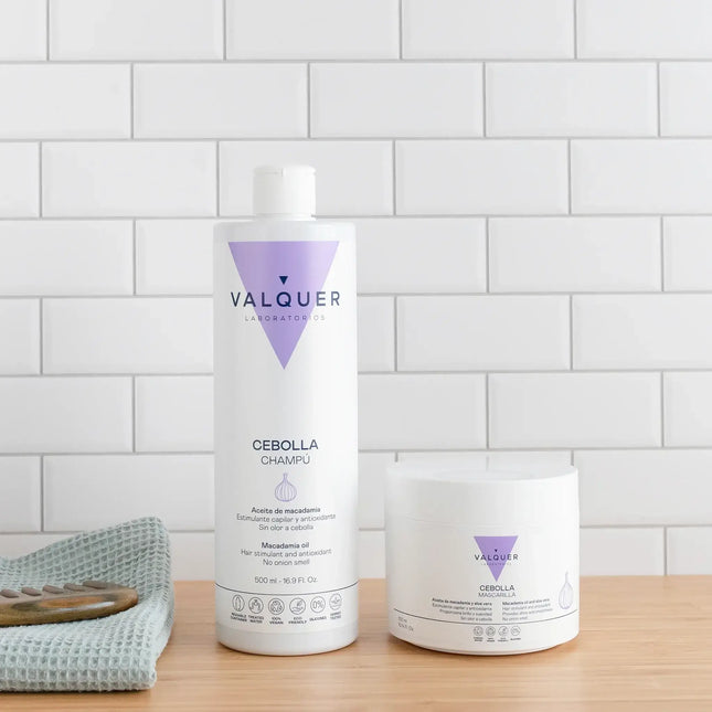 Mascarilla capilar de cebolla hidratación profunda