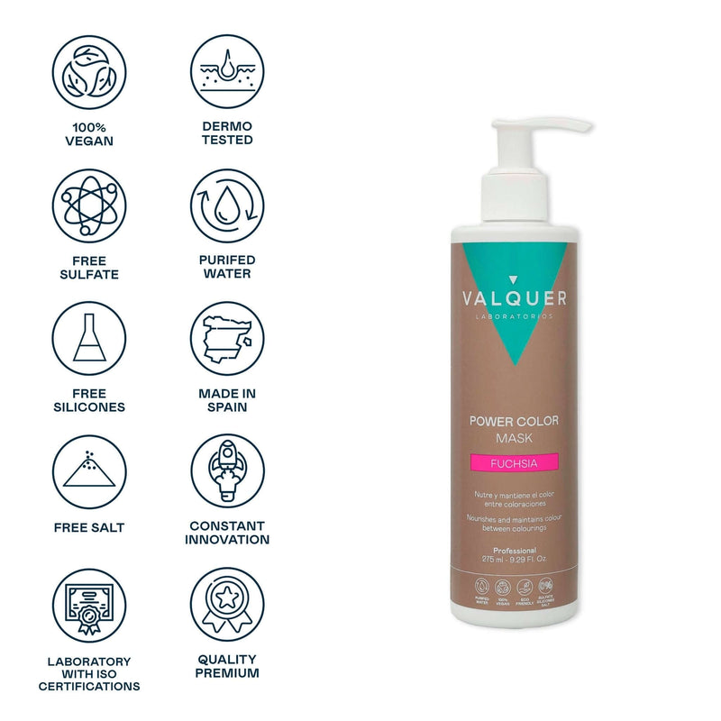 Mascarilla color fucsia temporal | 275 ml