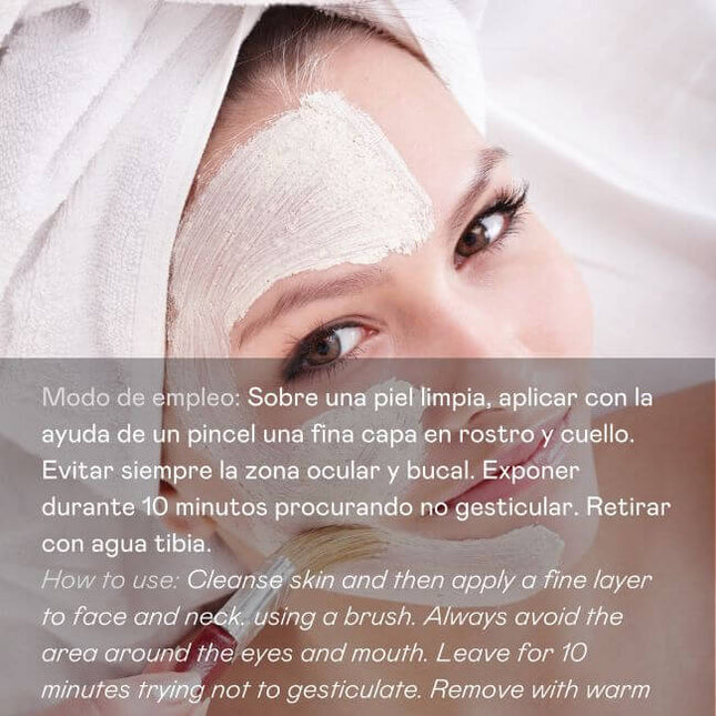 Mascarilla facial calmante hidratante para piel sensible