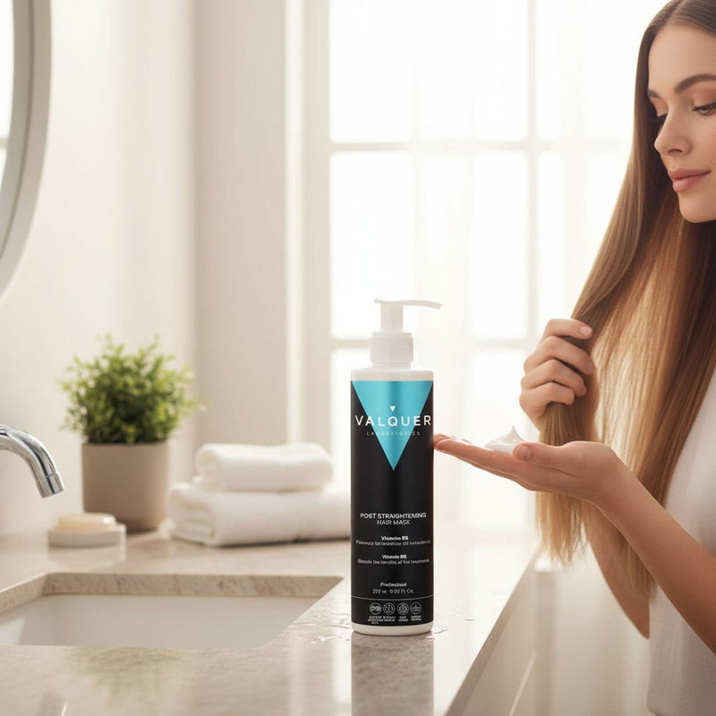 Mascarilla capilar post alisado francés para cabello liso