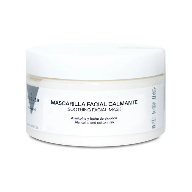 Mascarilla facial calmante hidratante para piel sensible